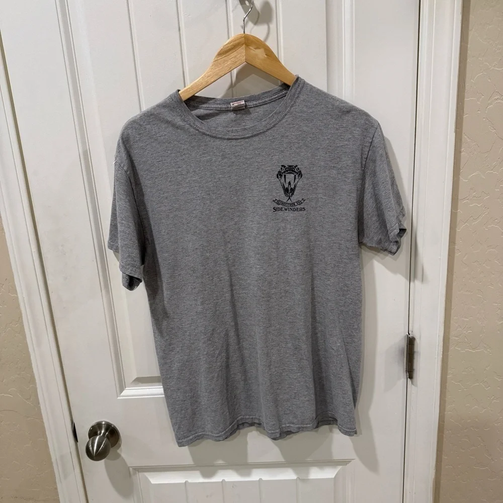 US Navy VFA-86 Sidewinders T-Shirt Gray Mens M Graphic Tee